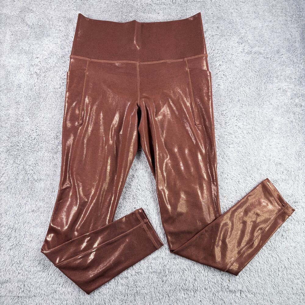 Athleta Salutations Stash Shine Tight Leggings Bundle of 2 Size Small EUC - Picture 2 of 11